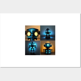 Cute Robots Posters and Art